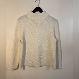 Talbots Cream Turtleneck Sweater